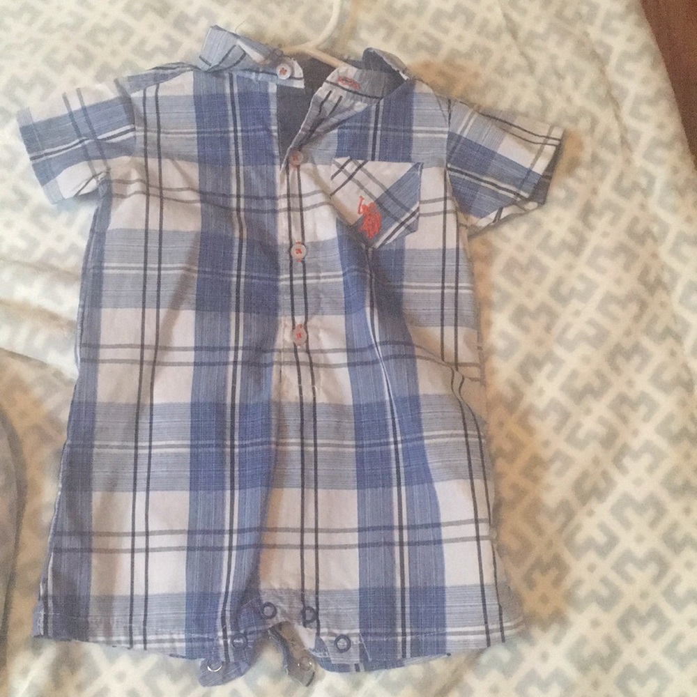 Plaid romper